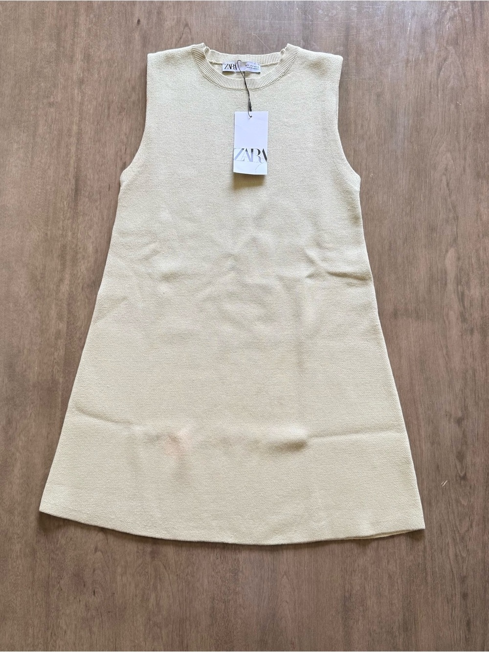 Zara Knit Midi Sleeveless Dress
